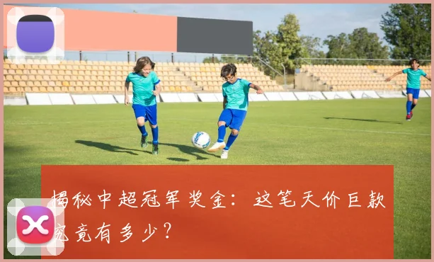 揭秘中超冠军奖金:这笔天价巨款究竟有多少?